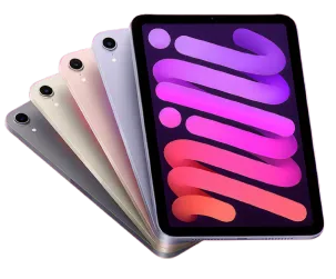 Card com ilustração do ipads